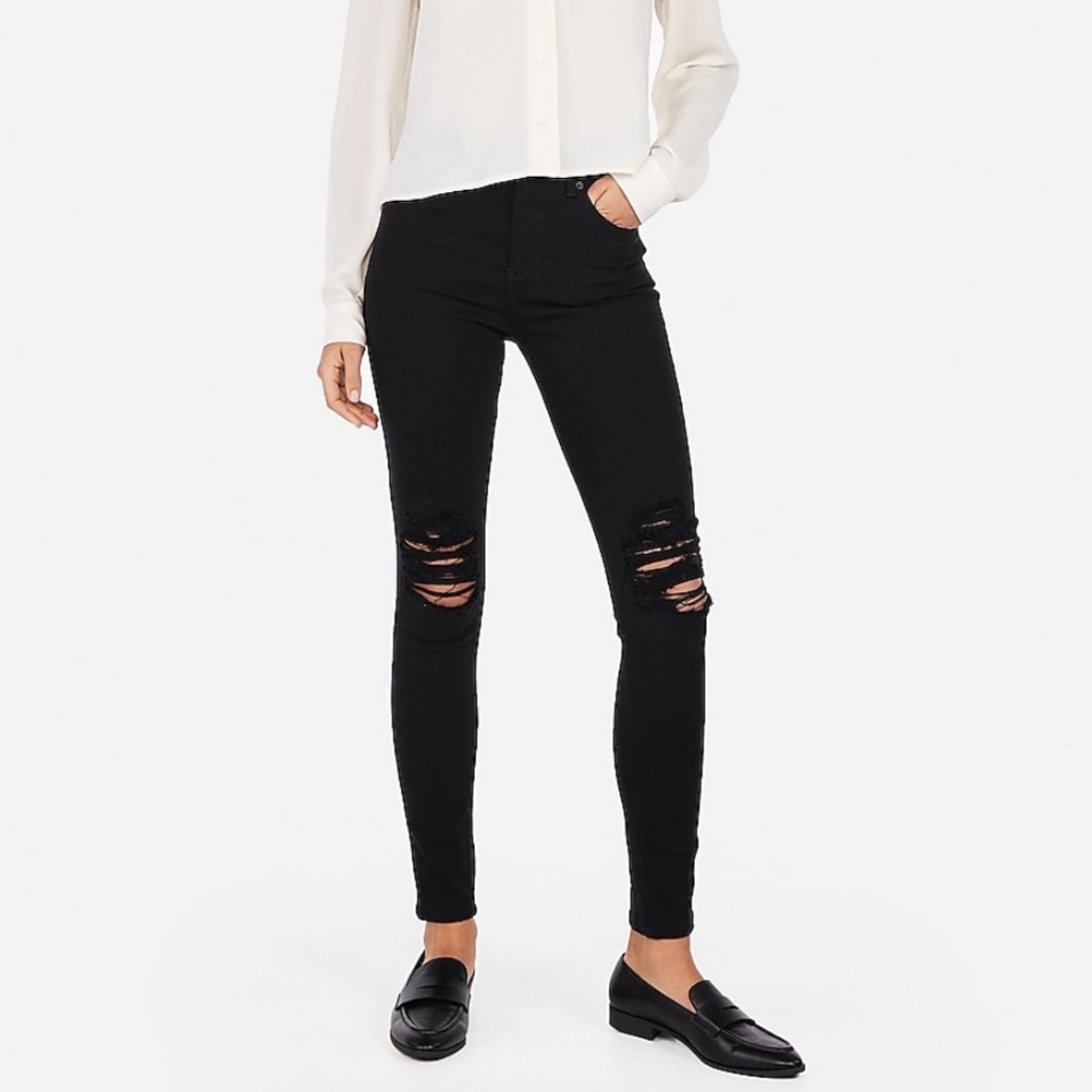 Black Ripped Jeans